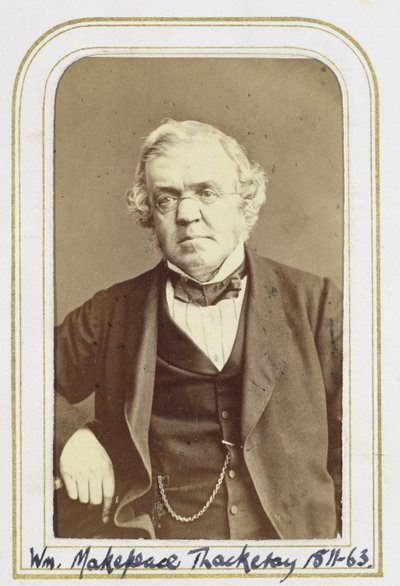 Portrait of William Makepeace Thackeray by J.C. Watkins